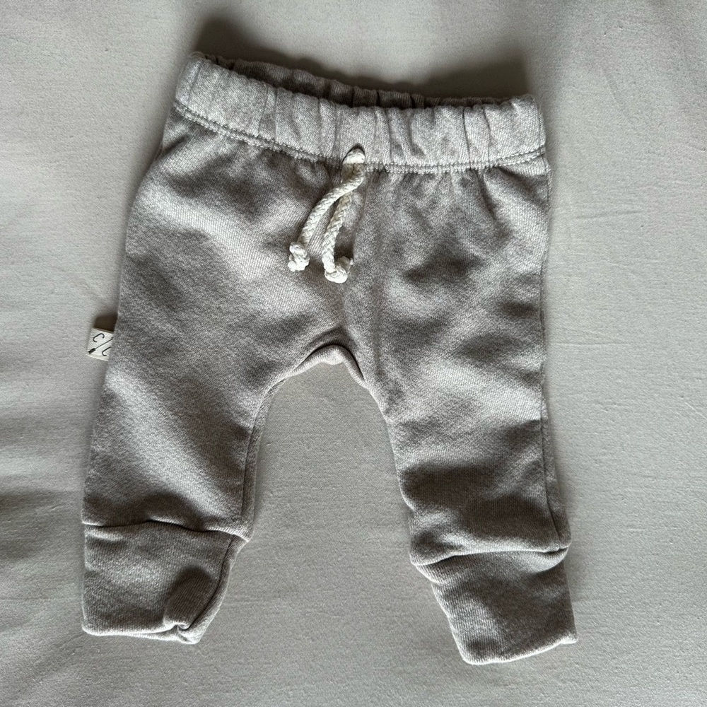 Mauve Elastic Waist Joggers